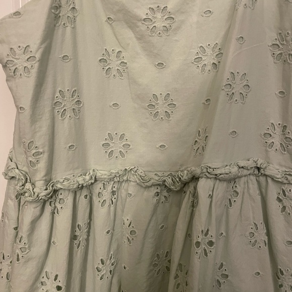Mint Smock Dress - Picture 3 of 3